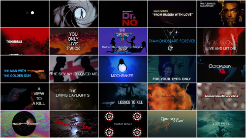 james bond title sequence designer