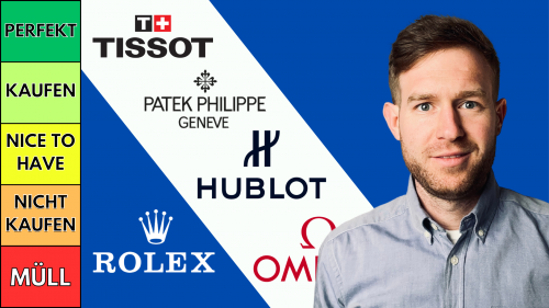 Create a Luxury Watchbrands ranking Tier List - TierMaker