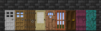 my minecraft DOOR TIER LIST! #minecraft #tuxbowdie #doors