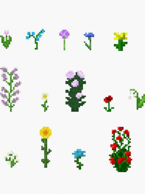 create-a-minecraft-flowers-6-rows-tier-list-tiermaker