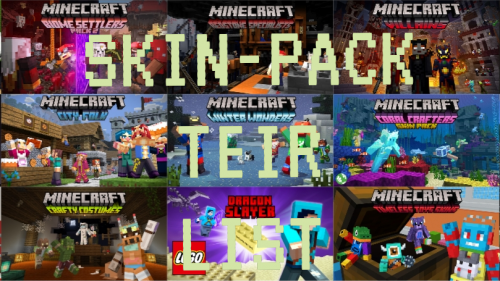 Create a Every basic 12-years old minecraft skins Tier List - TierMaker