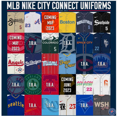 Create a MLB CITY CONNECT JERSEY TIER LIST (UPDATED 2023) Tier List -  TierMaker