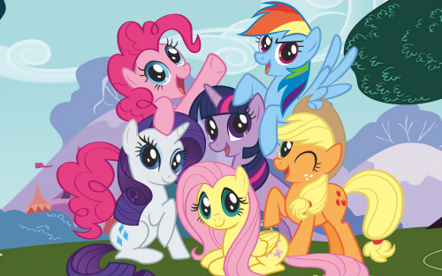 My Little Pony Com 4 Personagens