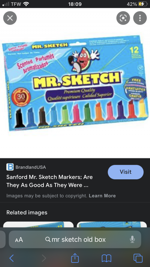 Create a Mr Sketch Marker Scents Tier List TierMaker