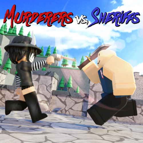 Murderers Vs Sheriffs in ROBLOX.. 