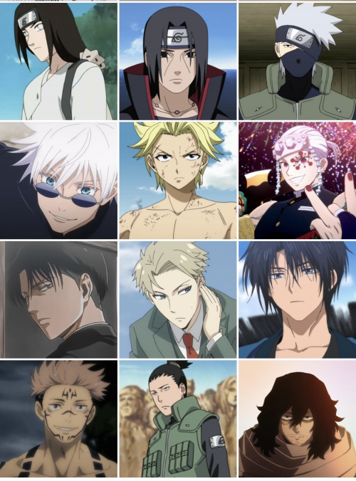 Create a my most attractive anime men Tier List - TierMaker