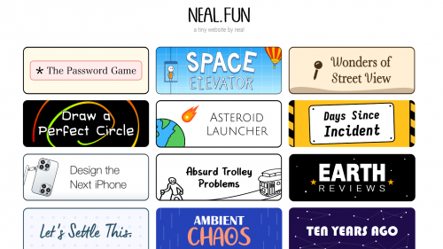 Create a Neal Fun Games Tier List - TierMaker