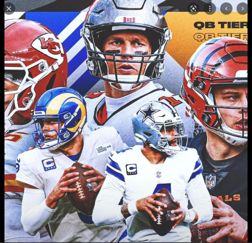 Create a NFL Quarterbacks 2022-2023 UPDATED Tier List - TierMaker