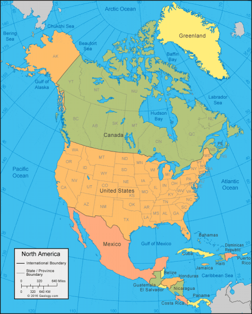 Create a North American Countries Tier List - TierMaker