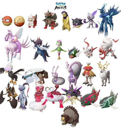 Create A Nuevos Pokemon/formas Pokemon Leyendas Arceus Tier List ...