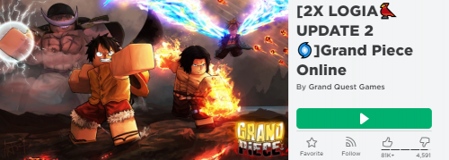 One Piece Games Roblox