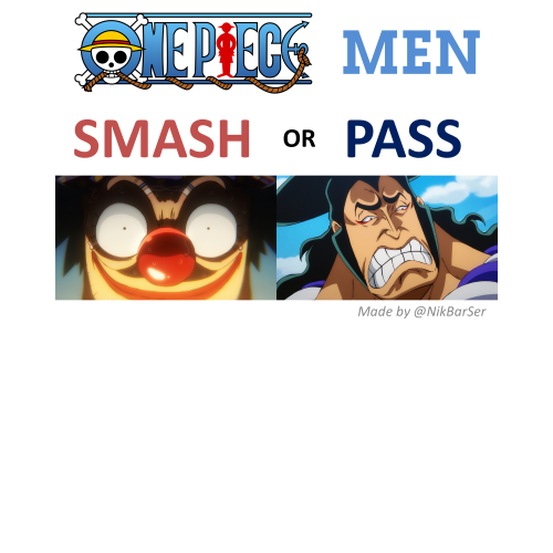 Create A Opmsop One Piece Men Smash Or Pass Tier List Tiermaker