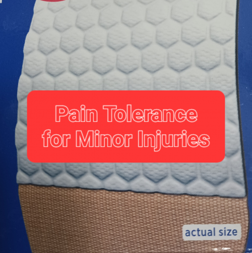 Create a Pain tolerance for minor injuries Tier List TierMaker