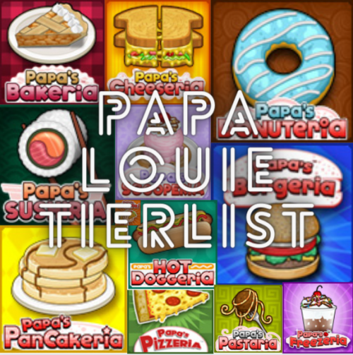 Create a PAPA LOUIE 2: WHEN BURGERS ATTACK! Characters Tier List