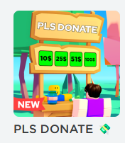 Pls Donate - Roblox Games