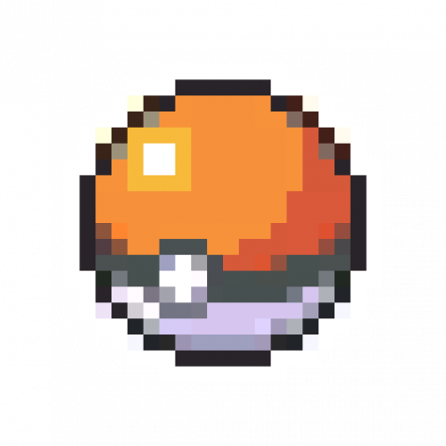 Okeball - Pokeball Pixel Art PNG Transparent With Clear Background