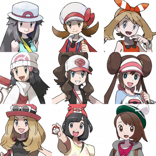 Create a Pokemon female protag Tier List - TierMaker