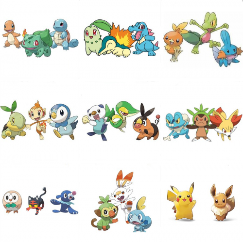 Create a Pokemon Starter Evolutions Tier List - TierMaker