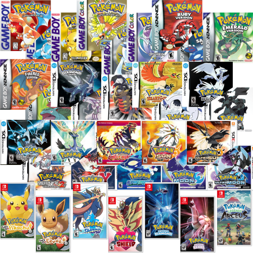 The Complete Pokémon Games List in Order