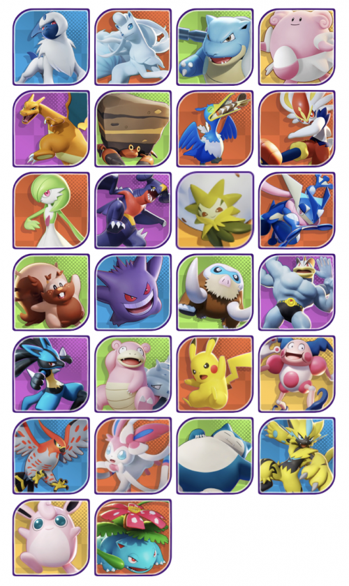 Pokémon Unite roster: All playable Pokémon characters, roles, and prices