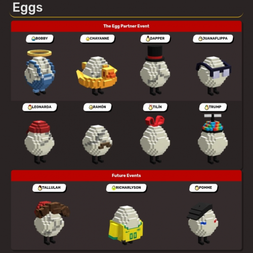 Create a QSMP EGGS (with the official renders) Tier List - TierMaker