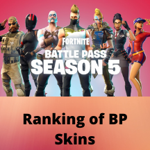 Bp Edit Ranking Create a Ranking Ch.1 Season 5 BP Skins Tier List - TierMaker