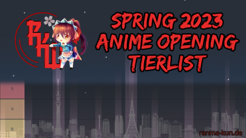 Heres my Anime Openings tier list in order based on many factors   rMyAnimeList