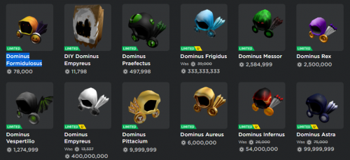 ALL DOMINUS RANKED