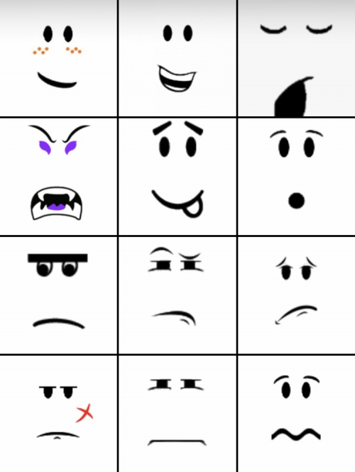 Roblox Face Tier List 