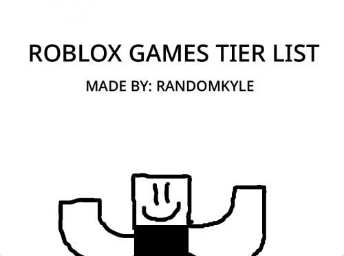 Create A Roblox Games Tier List - TierMaker