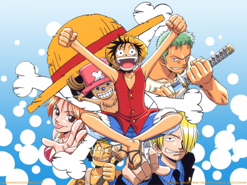 A cover for a roblox one piece game