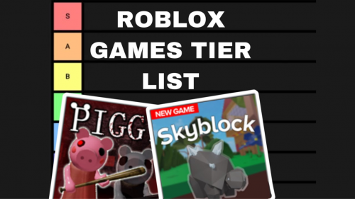 Create a Roblox very epic Tier List - TierMaker