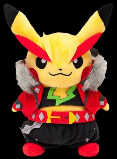 rockstar pikachu plush