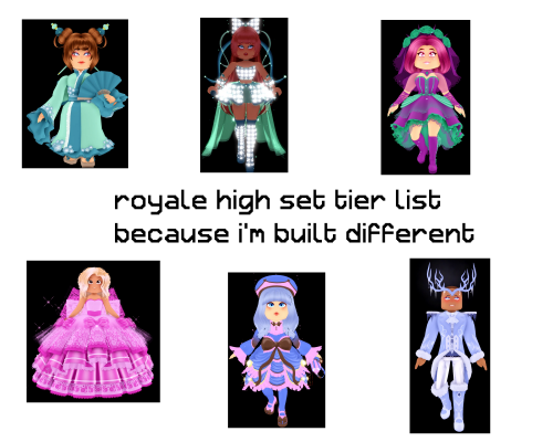 My royale high set tier ranking! : r/RoyaleHigh_Roblox