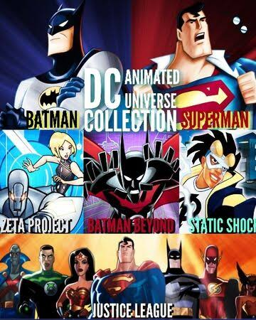 Create a Series animadas de DC Tier List TierMaker