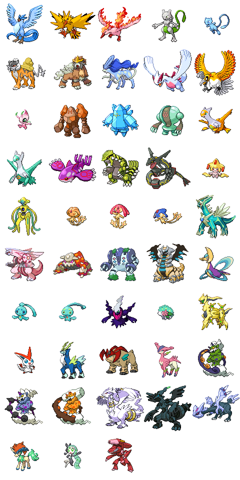 Legendary and Mythical Pokemon Tier List