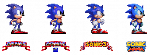 Sonic Sprites Template (Download) !! 