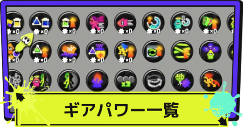 Create A Splatoon3 Gear Ability ギアパワー Tier List - TierMaker