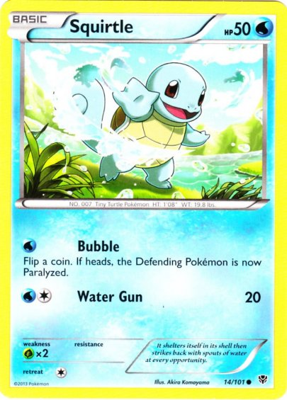 Create a Squirtle TCG Tier List - TierMaker