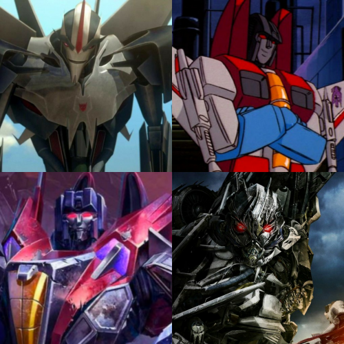 Create a Starscream versions/Designs Scale Tier List - TierMaker