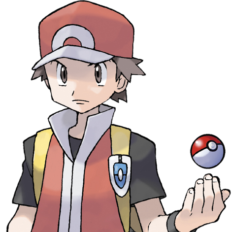 Red - Pokemon Trainer Red Png,Pokemon Red Png - free transparent