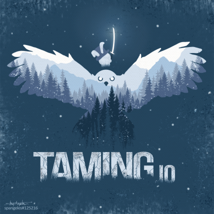 I would like to make winter art for taming.io every year, so this is my  2022 winter art :D : r/tamingio