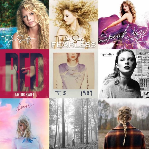 Create a Taylor swift album ranking (as of July 2023) Tier List - TierMaker