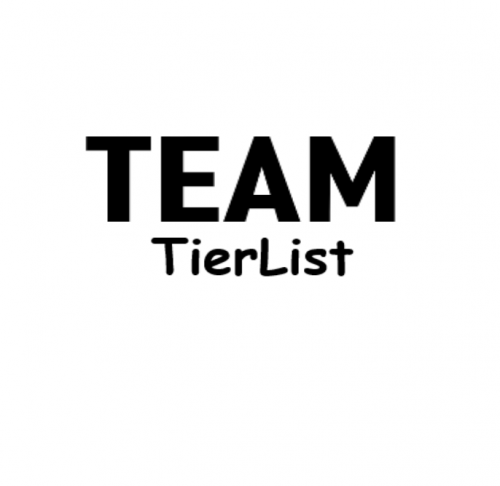 Create A Team Tierlist Tier List Tiermaker Create A Team Tierlist Tier List Tiermaker