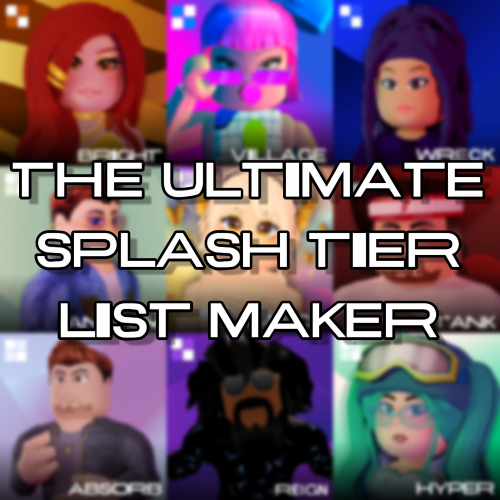 Create a MELHORES JOGOS DO ROBLOX Tier List - TierMaker