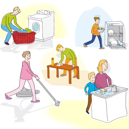 Household chores картинки