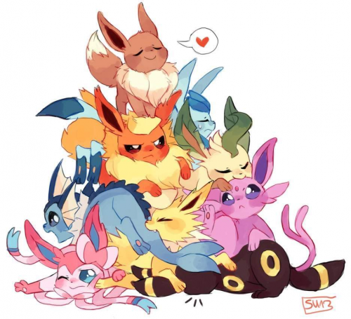 RANQUEANDO TODAS AS EVOLUÇÕES DO EEVEE DA MAIS BONITA A MAIS FEIA!! 