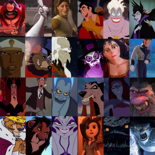 Create a Ultimate animated movie villains Tier List - TierMaker