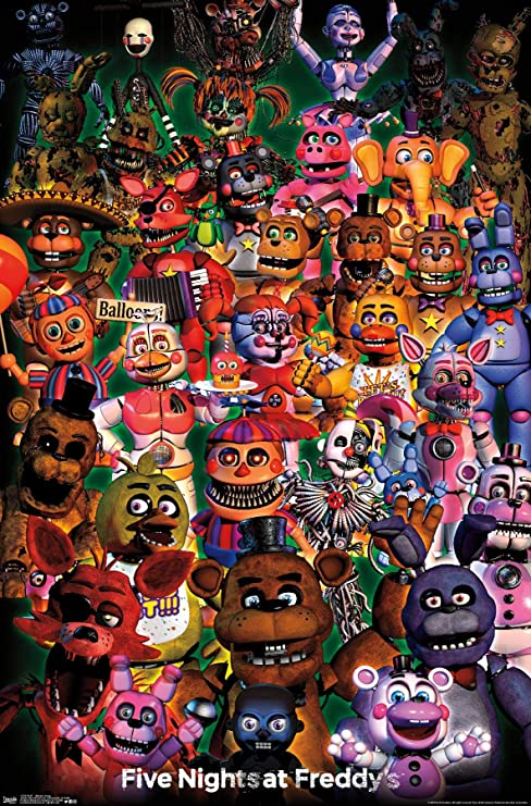 Create a Ultimate FNaF (FNAF1-6, HW, SB, FNAF+) Tier List - TierMaker