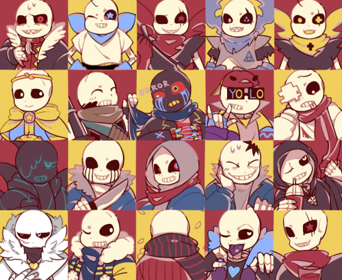 Create a Undertale Sans Au's Ranking Tier List - TierMaker